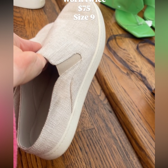 Linen material VINCE slides - Picture 3 of 4